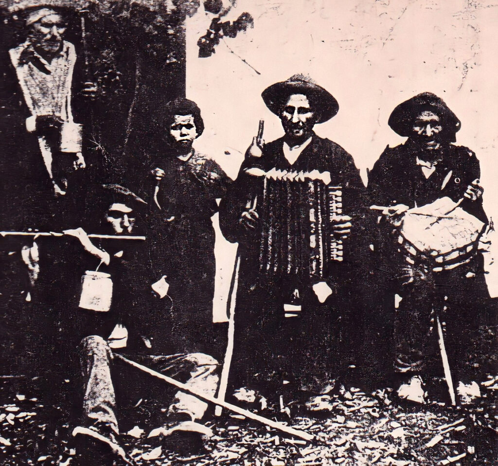 Cuarteto musical en Mondariz, Revista Nuevo Mundo, 1902