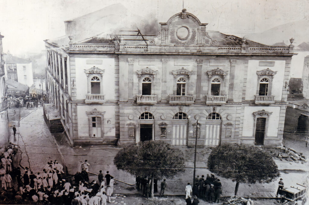 Incendio do Teatro Rosalía de Castro en Vigo, VG nº15, 1910