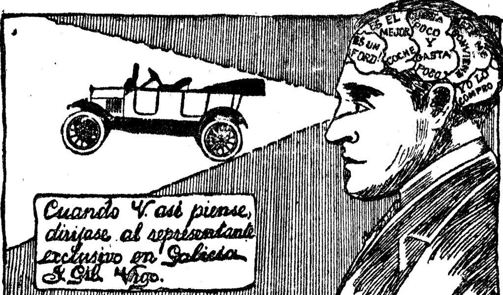 Reclame da Ford, xaneiro de 1920