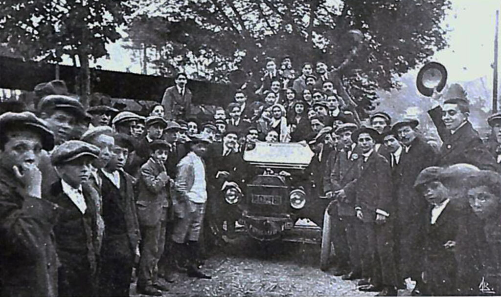 O primeiro Ford en Redondela, 1914