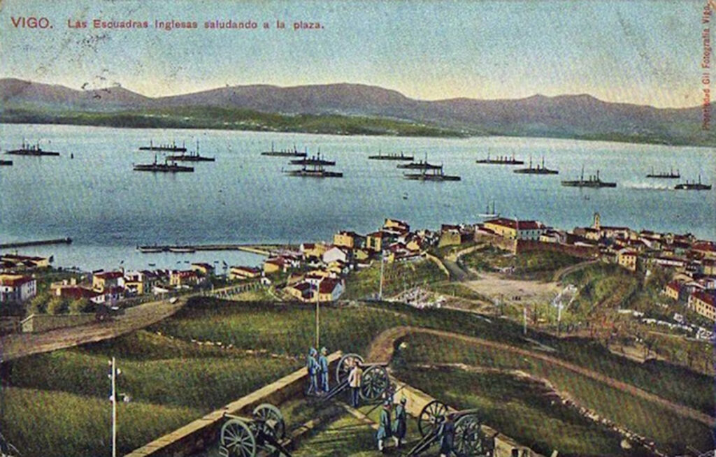 Manobras navais nas rías de Galicia 1911.
