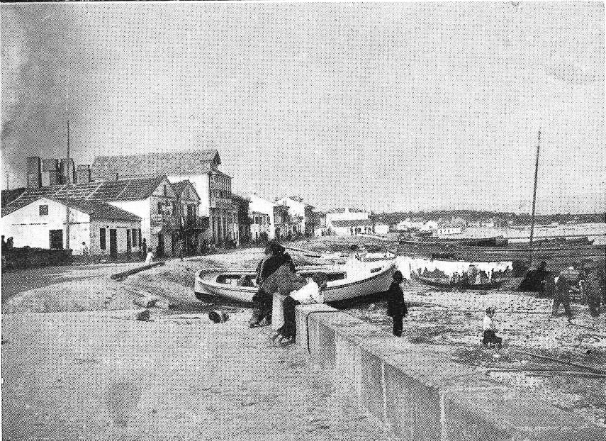 Foto Gil. Praia de Cangas 1913