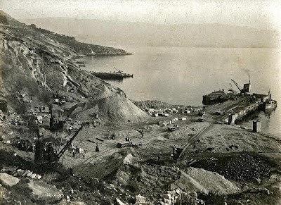 Moaña granito das canteiras situadas na costa de Meira e Domaio José Gil, 1908. Arquivo da Agrupación cultural Nós Moaña