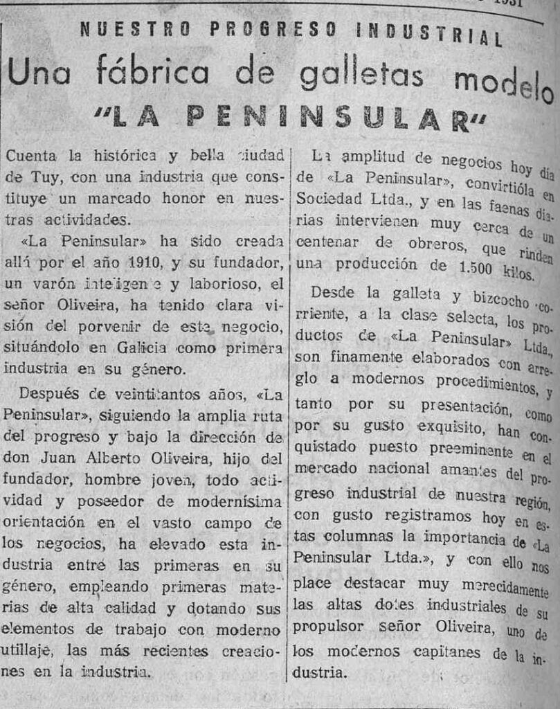 PG 29 nov 1931, La peninsular.