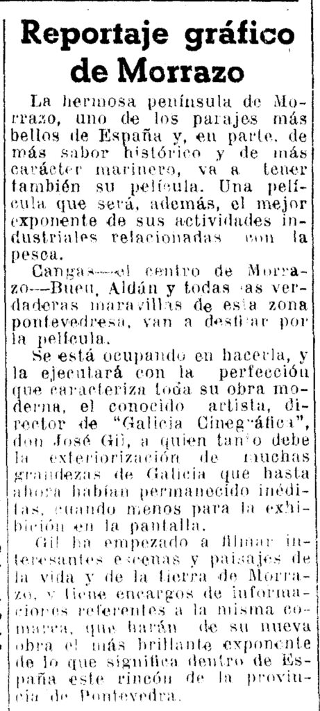 Península de Morrazo 1935. Cangas